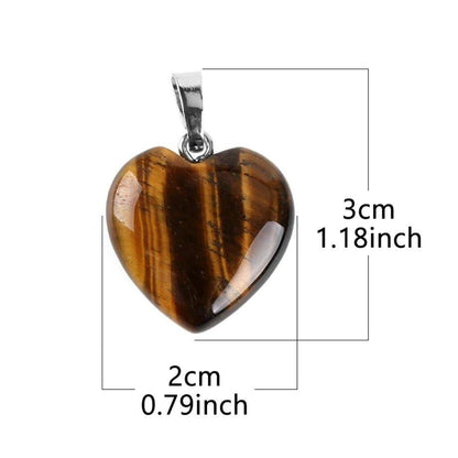 Heart Crystal Pendant - LEVANZI